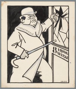 İşverenler ve sekiz saatlik işgünü by Patricq Kroon (signed by artist)