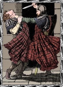 Comyn, Bruce Tarafından Bıçaklandı, 1902 by Patten Wilson