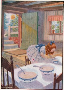 Küçük küçük ayının yulaf lapasına gitti (renkli taş) by Patten Wilson
