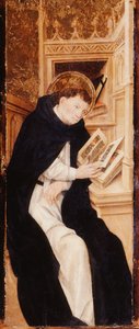 Bir Anthiphonary okuyan bir Augustine Monk by Pau Vergos