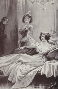 Anthony Trollope (lito) tarafından Barchester Towers için çizim by Paul (after) Hardy