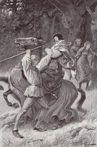 Charles Reade (lito) tarafından Manastır ve Ocak için İllüstrasyon by Paul (after) Hardy