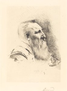Auguste Rodin, 1900. by Paul Albert Besnard