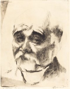 Georges Clemenceau, 1917. by Paul Albert Besnard