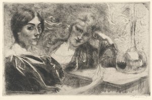 Morfin Bağımlıları Morphinomanes, 1887. by Paul Albert Besnard