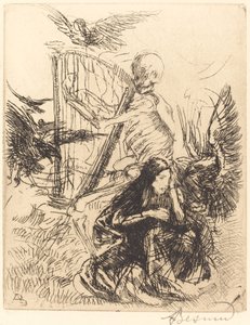 Müzisyen Müzisyen, 1900. by Paul Albert Besnard