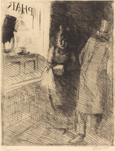Fuhuş La Fuhuş, c. 1886. by Paul Albert Besnard
