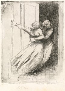 Tecavüz Le Viol, c. 1886. by Paul Albert Besnard