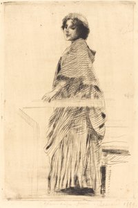 Pelerinli Kadın Pelerinli Kadın, 1889. by Paul Albert Besnard