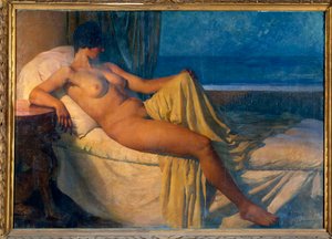 Didon. Paul Albert Laurens (1870-1934), 20. yüzyıl tablosu. Tuval üzerine yağlıboya. Karartma: 1,45 x 2,09m. Paris, Musée Du Pete Palais