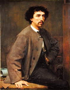 Charles Garnier (1825-98) 1868 (tuval üzerine yağlı boya) by Paul Baudry