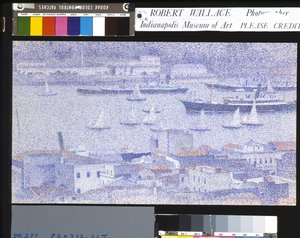 Constantinople, The Boats (krem serilmiş kağıt üzerine suluboya ve kurşun kalem)