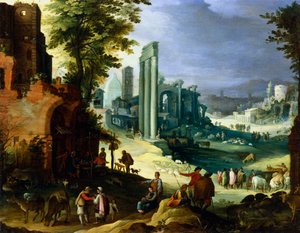 Roma manzarası, c1574-1626