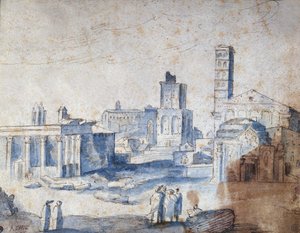 Paul Bril (Brill) tarafından Roma