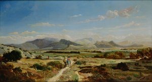 Allauch yakınlarındaki tepeler, 1862