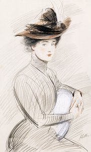 Zarif Bir Hanımefendi, by Paul Cesar Helleu