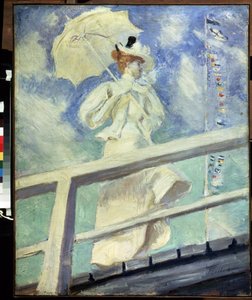 Beyazlı kadın. Paul Cesar Helleu