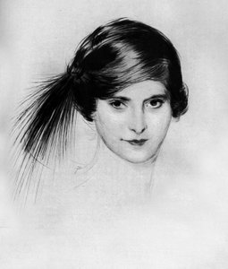 "Le tiyatro" dergisinden Helena Rubinstein portresi Mayıs 1912 by Paul Cesar Helleu