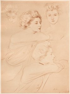 Parisli, 1898. by Paul Cesar Helleu
