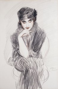 Bir Hanımefendinin Portresi, muhtemelen Madam Van Cleef by Paul Cesar Helleu