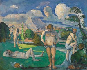 Dinlenmede Yıkananlar by Paul Cézanne