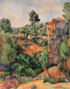 Bibemus Ocağı, 1895 dolayları (tuval üzerine yağlı boya) by Paul Cézanne