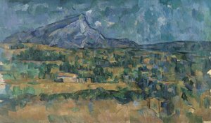 Mont Sainte-Victoire, c.1902-06 (tuval üzerine yağlı boya) by Paul Cézanne