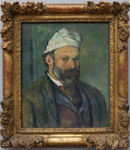 Otoportre. Paul Cezanne (1839-1906), 1880 civarında tuval üzerine yağlı boya tablo. Fransız Sanatı by Paul Cézanne