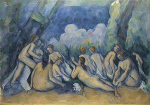 Büyük Yıkananlar, c.1900-05 (tuval üzerine yağlı boya) by Paul Cézanne