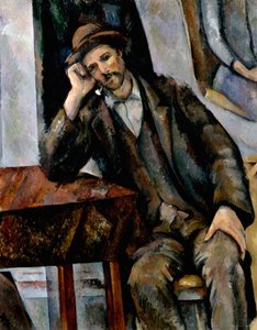 Bir Sigara İçen, 1890-1892. by Paul Cézanne