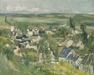 Auvers, Panoramik Manzara, 1873-75 by Paul Cézanne