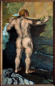 Yüzen ve Kaya Tablosu Paul Cezanne (1839-1906) 1868 Norfolk, Chrysler müzesi by Paul Cézanne