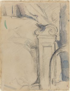 Yatak direği [verso] by Paul Cézanne