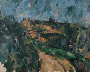 Chemin Des Lauves Tepesinde Yolun Bükülü by Paul Cézanne