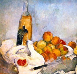 Şişeler ve Elmalar, c1870-1906 by Paul Cézanne