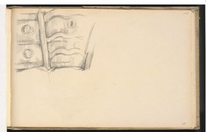 Sandalye ve Şifonyer by Paul Cézanne