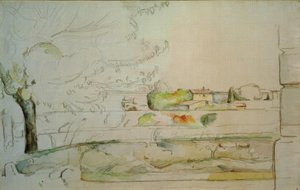 Bellevue ovası by Paul Cézanne