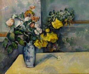 Vazoda Çiçekler by Paul Cézanne
