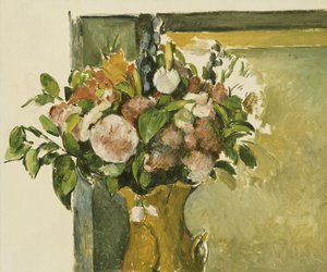 Vazoda Çiçekler by Paul Cézanne