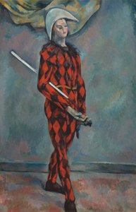 Harlequin, 1888-1890. by Paul Cézanne