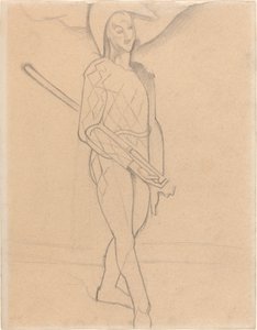 Harlequin, 1916. by Paul Cézanne