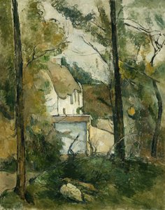 Ağaçlardaki Ev, Auvers; Ağaçlardaki Ev, Auvers, 1879 by Paul Cézanne