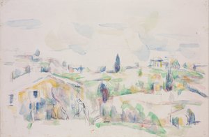 Provence Manzarası by Paul Cézanne
