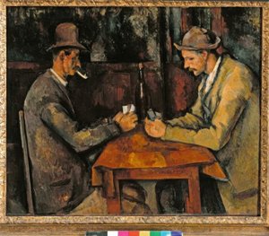 Kart oyuncuları by Paul Cézanne