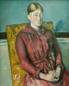 Madame Cézanne au fauteuil jaune by Paul Cézanne