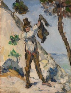 ceketli adam by Paul Cézanne