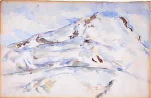 Sainte-Victoire Dağı (Sainte-Victoire Dağı) by Paul Cézanne