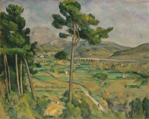 Mont Sainte-Victoire ve Arc River Valley Viyadüğü, 1882-85.