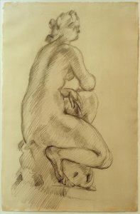 P.Cézanne, Kauernde Venüs by Paul Cézanne