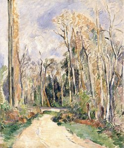 Ormanın girişindeki yol, 1879 dolayları by Paul Cézanne